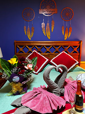 decoración de habitacion romántica spa refugio